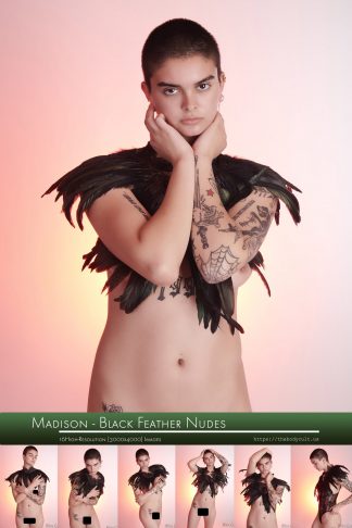 Madison - Black Feather Nudes